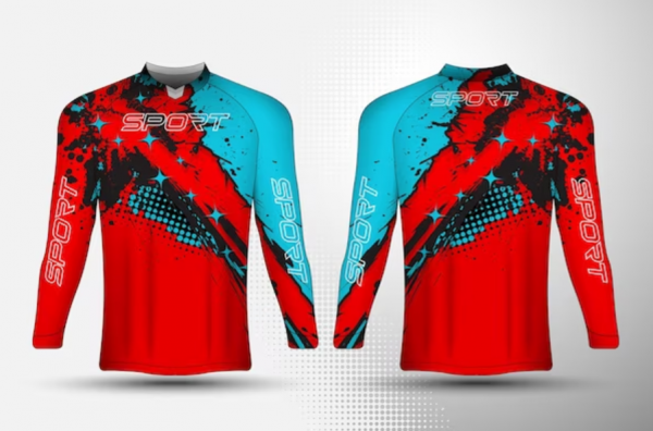 Desain abstrak dengan tampilan berani